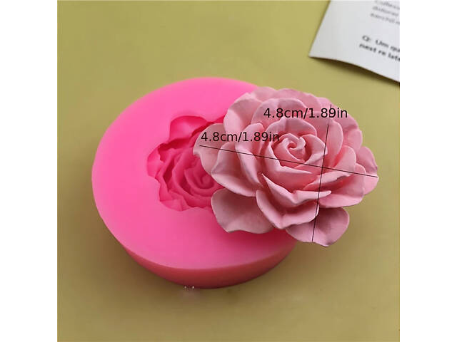 Молд силіконовий кондитерський для мастики та шоколаду Троянда - Фото 6