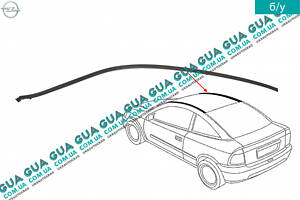 Молдинг / накладка кузова / водоотвод правый ( купе )  9194692 Opel / ОПЕЛЬ ASTRA G 1998-2005 / АСТРА Ж 98-05, Opel / ОП