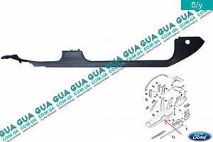 Молдинг / накладка порога левая ( внутренняя ) 1S71F132A13AJW Ford / ФОРД FOCUS I 1998-2004 / ФОКУС 1 98-04