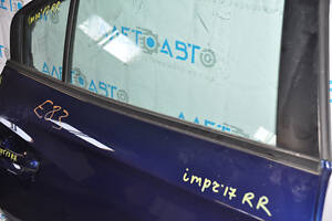 Молдинг дверь-стекло центральный задний правый Subaru Impreza 4d 17- GK черн