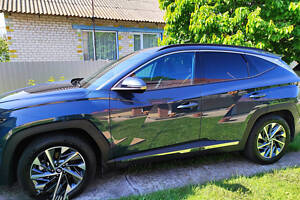 Молдинг дверний (4 шт, нерж) для Hyundai Tucson NX4 2021-2024 рр.