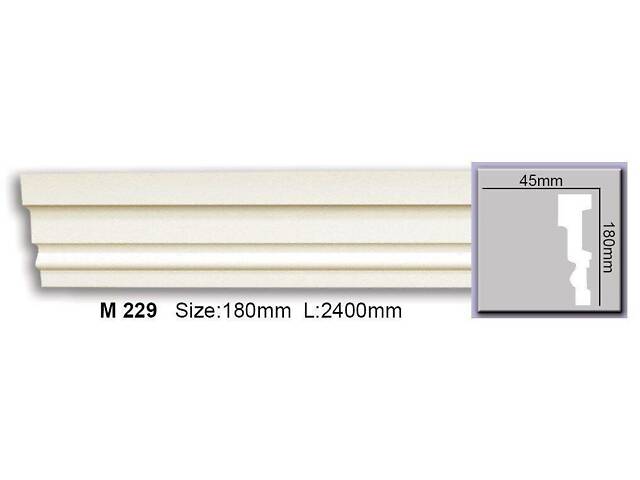 Молдинг гладкий поліуретановий Harmony M 229 - Фото 1