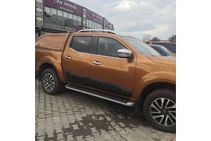 Молдинг на двери (4 шт, ABS) для Nissan Navara/NP300 2016-2024