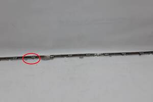 Молдинг накладки порога правого (пластик хром) із пошкодженням Tesla model S, model S REST 1025042-00-G
