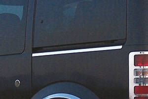 Молдинг под сдвижную дверь (нерж.) 2 двери, стандартная база для Ford Connect 2010-2013 гг.
