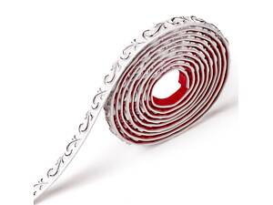 Молдинг 4950х20х7 мм Білий зі сріблом SW-00002679