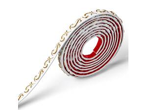 Молдинг 4950х20х7 мм Білий із золотом SW-00002678