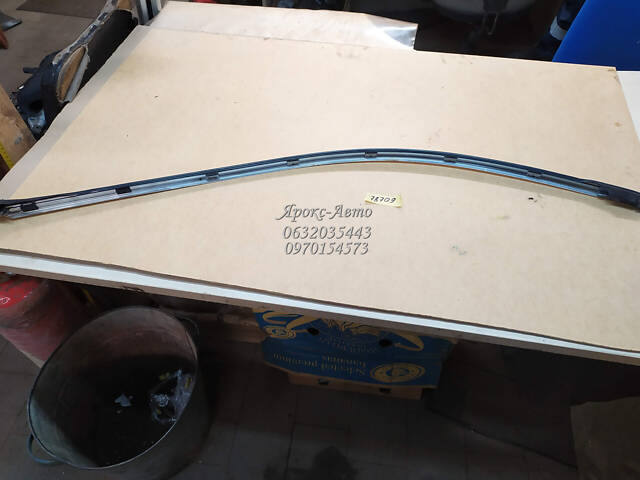 Молдинг двери передний правый хром BMW 5 E60 2003-2007 000078709 - Фото 1