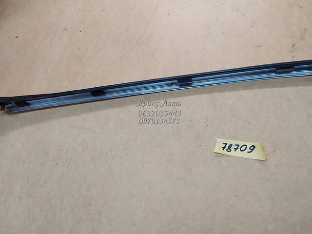 Молдинг двери передний правый хром BMW 5 E60 2003-2007 000078709 - Фото 3