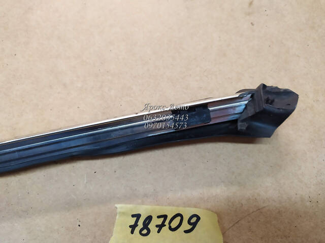 Молдинг двери передний правый хром BMW 5 E60 2003-2007 000078709 - Фото 4