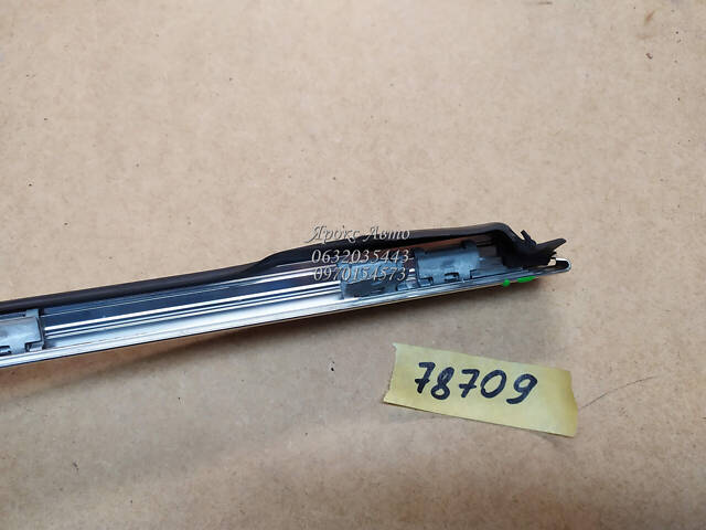 Молдинг двери передний правый хром BMW 5 E60 2003-2007 000078709 - Фото 9