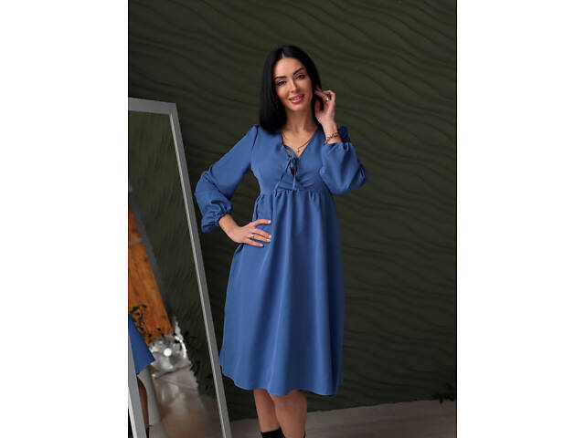 Молодіжна сукня вільного крою 'Boho' | Норма і батал - Фото 3