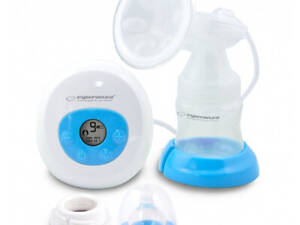Молоковідсмоктувач Esperanza Електричний BEBITA з LCD дисплеєм, з соскою, пляшка 150 мл (ECM001B)