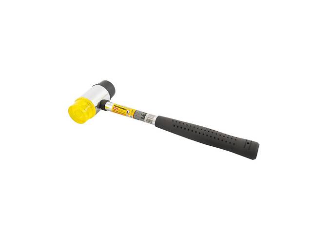 Молоток бляхара MASTERTOOL 35 мм гума/пластик металева рукоятка 02-0330