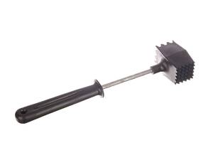 Молоток для отбивания мяса 2-х сторонний черный ТМ ЗАПОРОЖЬЕ