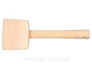 Молоток - киянка дерев'яний VOREL з прямокутним обухом [20]