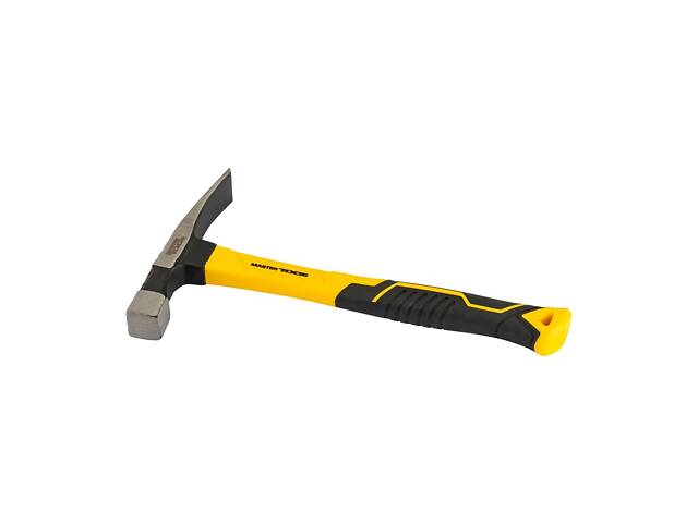 Молоток муляра MASTERTOOL 510 г HRC 50 рукоятка фібергласова 300 мм 02-0921