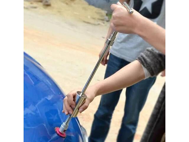 Молоток обратный для вытягивания вмятин CARP с грибками 18 шт/клеевые стержни 5 шт 24 предмета Серебристый (С051046) - Фото 3