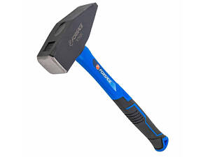 Молоток слесарный с фиберглассовой ручкой и резиновой противоскользящей накладкой (2000г) FORSAGE F-T7620