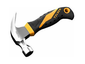 Молоток Tolsen с гвоздодером 225 гр (8 oz) стекловолокно (25027)