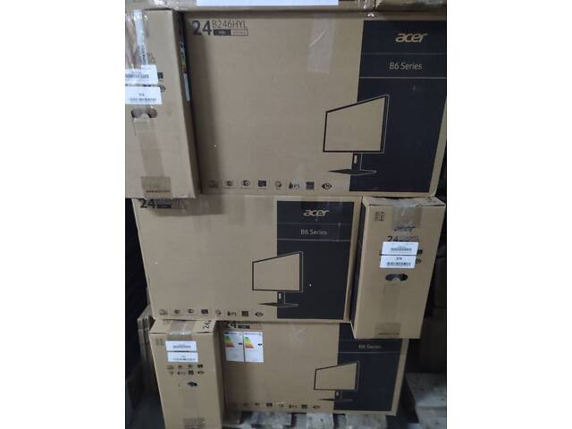 Монитор Acer B246HYL / 24' (1920x1080) IPS / VGA, DVI, DisplayPort + Кабели (VGA и питания) в комплекте - Фото 7