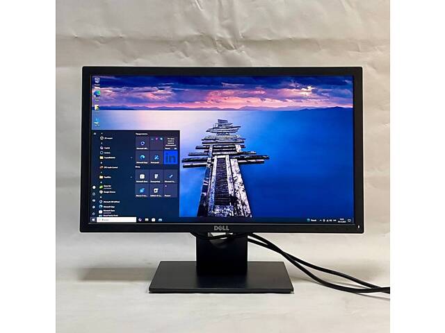 Монитор Б-класс Dell E2216H / 22' (1920x1080) TN / VGA, DisplayPort / VESA 100x100 + Кабели питания - Фото 4