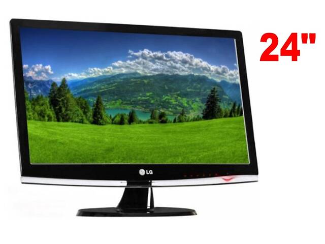 Монитор Б-класс LG Flatron W2453SQ-PF / 24' (1920x1080) TN / 1x VGA / Кабели в комплекте - Фото 1