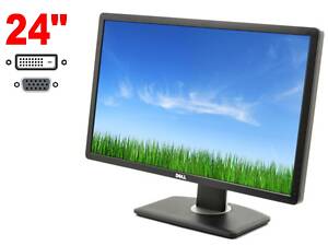 Монитор Dell P2412Hb / 24' (1920x1080) TN / 1x DVI, 1x VGA, 2x USB 2.0, 1x USB Type-B / VESA 100x100 / Pivot