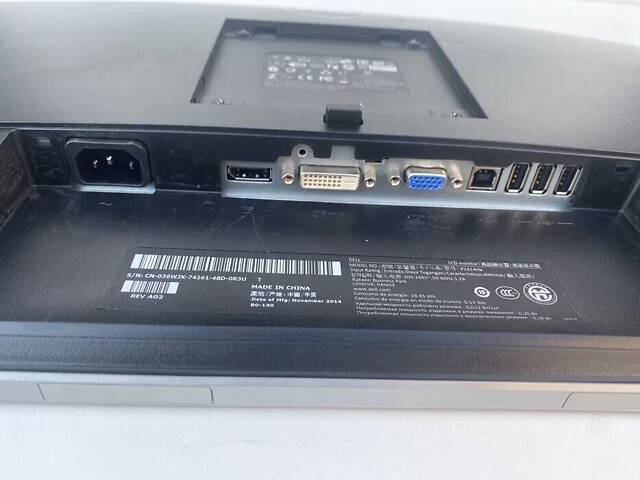 Монитор Dell P2414HB / 23.8' (1920x1080) IPS / 1x VGA, 1x DVI, 1x DP, 1x USB Type-B, 3x USB 2.0 - Фото 4