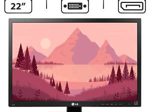 Монітор LG 22MB65PY / 22' (1680x1050) TN / USB, VGA, DVI, DisplayPort / VESA 100x100