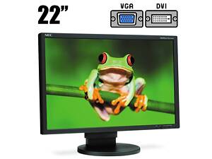 Монитор NEC MultiSync E222W / 22' (1680x1050) TN / VGA, DVI / VESA 100x100