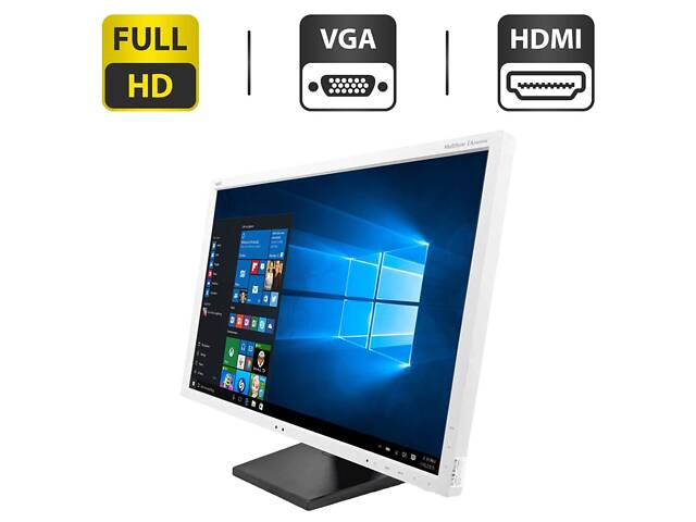Монитор NEC MultiSync EA244WMi / 24' (1920x1200) IPS / USB-Hub, VGA, DVI, HDMI, DisplayPort, Audio / Встроенные колонки - Фото 1