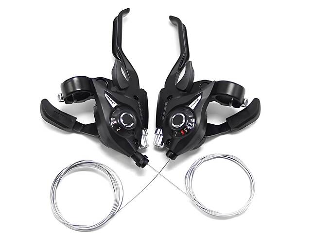 Моноблок Shimano ST-EF51-7 Altus 3x7. Велосипедные ручки переключения скорости Shimano ST-EF51-7 Altus - Фото 1
