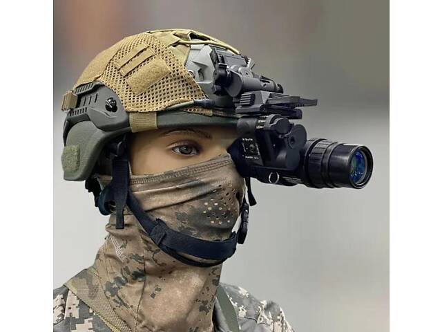 Монокуляр ночного видения Spina optics PVS-18, 1х32, цифровой, крепление на шлем + на Пикатинни + подсумок. - Фото 1