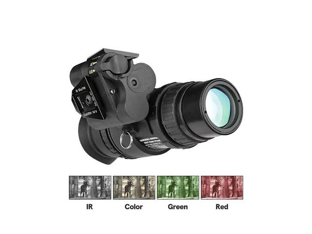 Монокуляр ночного видения Spina optics PVS-18, 1х32, цифровой, крепление на шлем + на Пикатинни + подсумок. - Фото 4