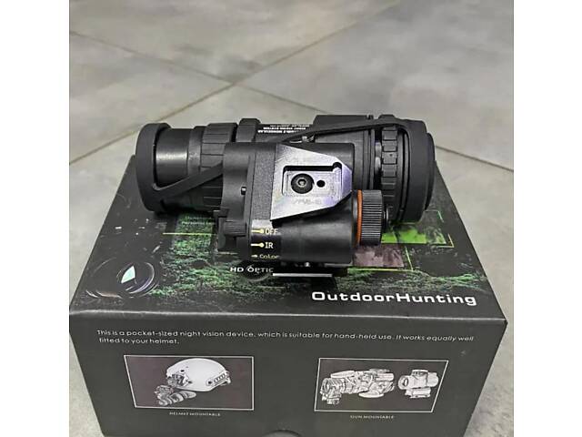 Монокуляр ночного видения Spina optics PVS-18, 1х32, цифровой, крепление на шлем + на Пикатинни + подсумок. - Фото 9