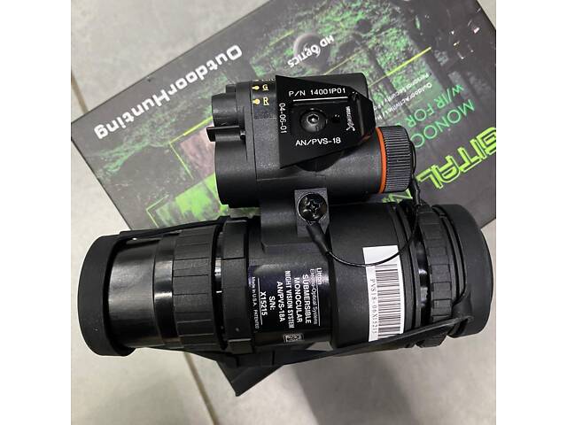 Монокуляр нічного бачення Spina optics PVS-18, 1х32, цифровий, кріплення на шолом, підсумок - Фото 7