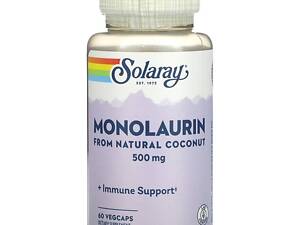 Монолаурін Solaray Monolaurin 500 mg 60 vcaps (1086-2022-10-2450)