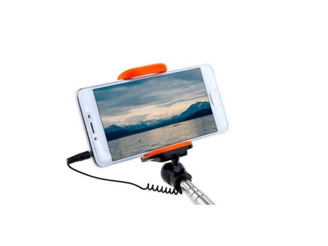 Монопод для селфі Grand-X Deluxe Click 3,5 U-кріплення 180-780мм Orange (MPGDJ3CUO) - Фото 7