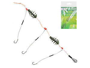 Монтаж рыболовный Stenson Убийца карася RTK-102 2 кормушки