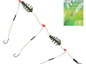 Монтаж рыболовный Stenson Убийца карася RTK-102 2 кормушки