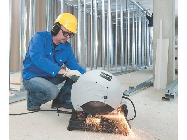 Монтажна пила по металу (труборіз) Metabo CS 23-355 пила торцювальна по металу, відрізний верстат (602335000) - Фото 4