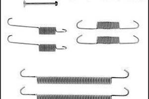 Монтажний комплект тормозной колодки 1050707