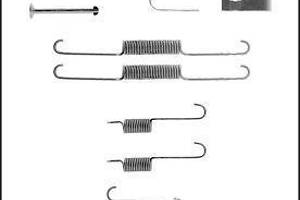 Монтажний комплект гальмівної колодки 1050782