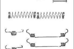 Монтажний комплект тормозной колодки 1050835