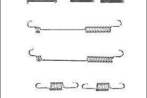 Монтажний комплект тормозной колодки