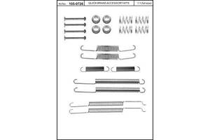 Монтажний комплект тормозной колодки