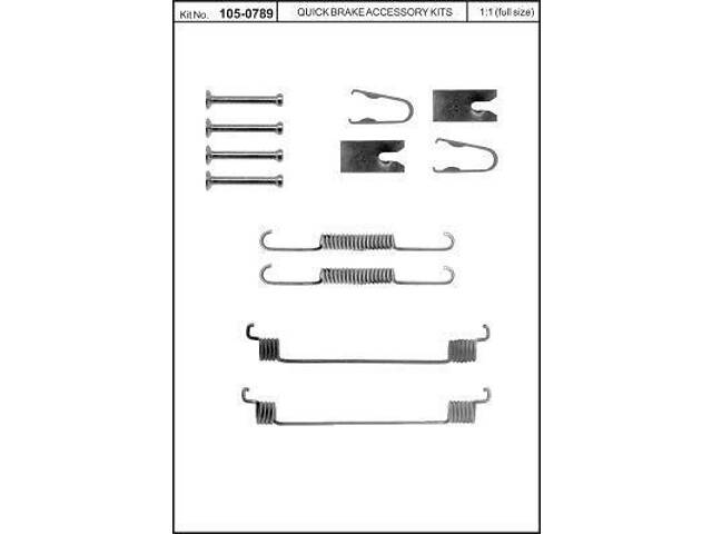 Монтажний комплект тормозной колодки