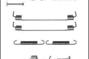 Монтажний комплект тормозной колодки