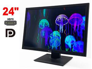 Монитор Asus BE24AQLB / 24' (1920x1200) IPS / 1x DP, 1x DVI, 1x VGA, 2x USB 2.0, 2x Audio / 2х 2W / VESA 100x100 б/у
